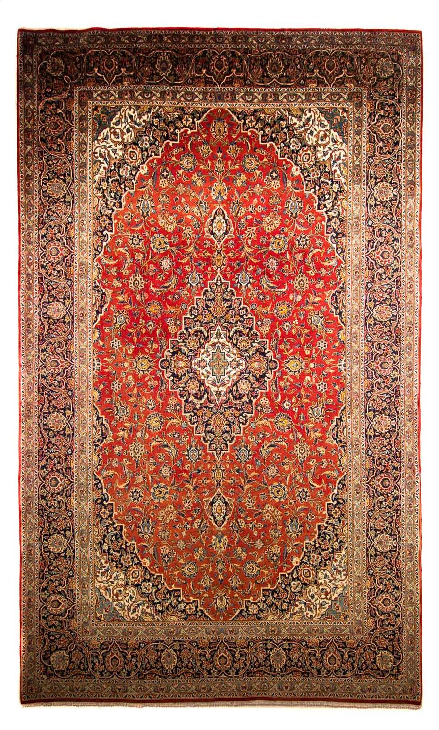 Tappeto Persero - Keshan - 372 x 226 cm - rosso