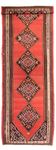 Biegacz Dywan Kelim - Stary - 440 x 140 cm - czerwony