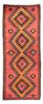 Loper Kelim tapijt - Oud - 400 x 140 cm - licht rood