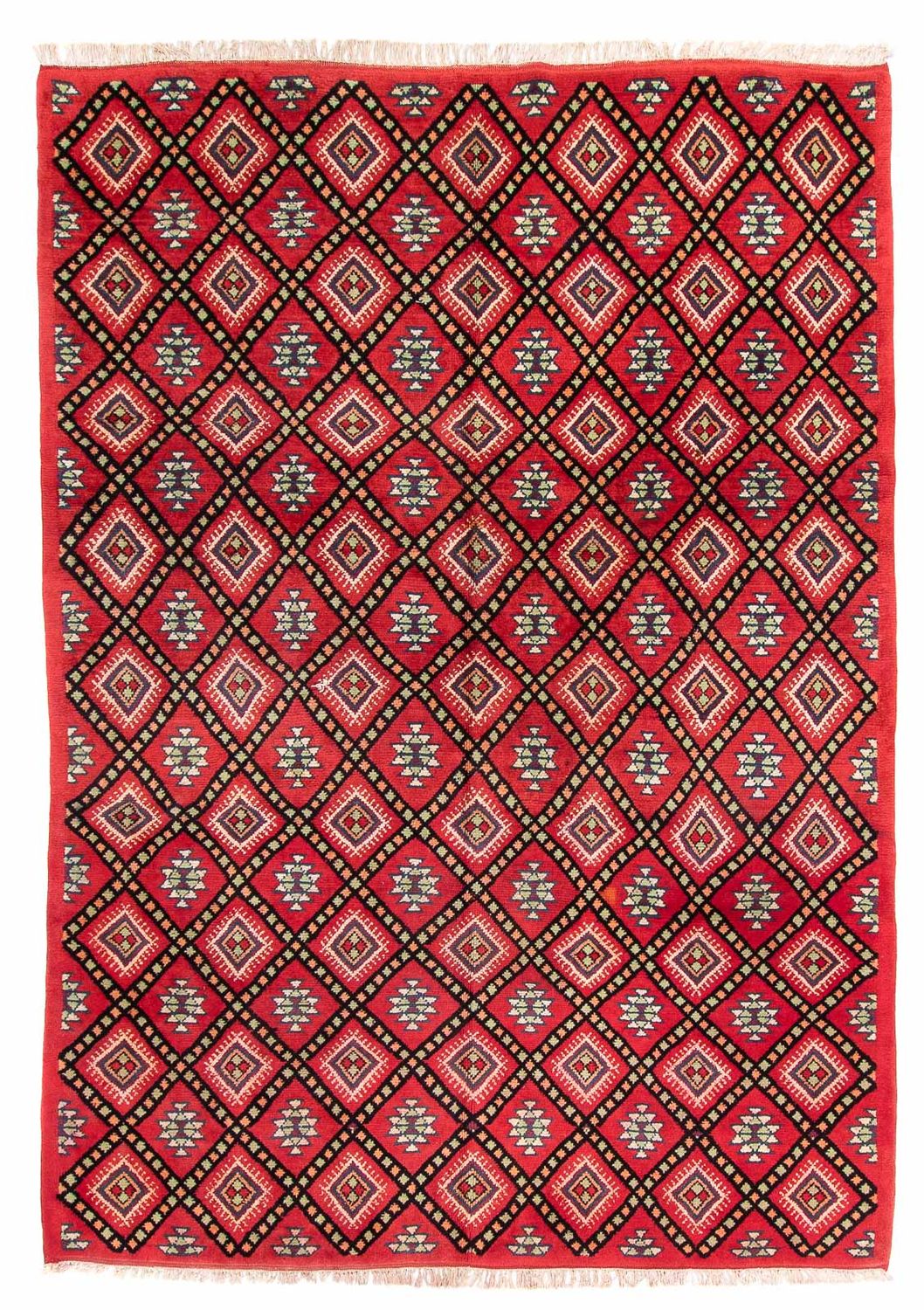 Tapete berbere - 281 x 198 cm - vermelho