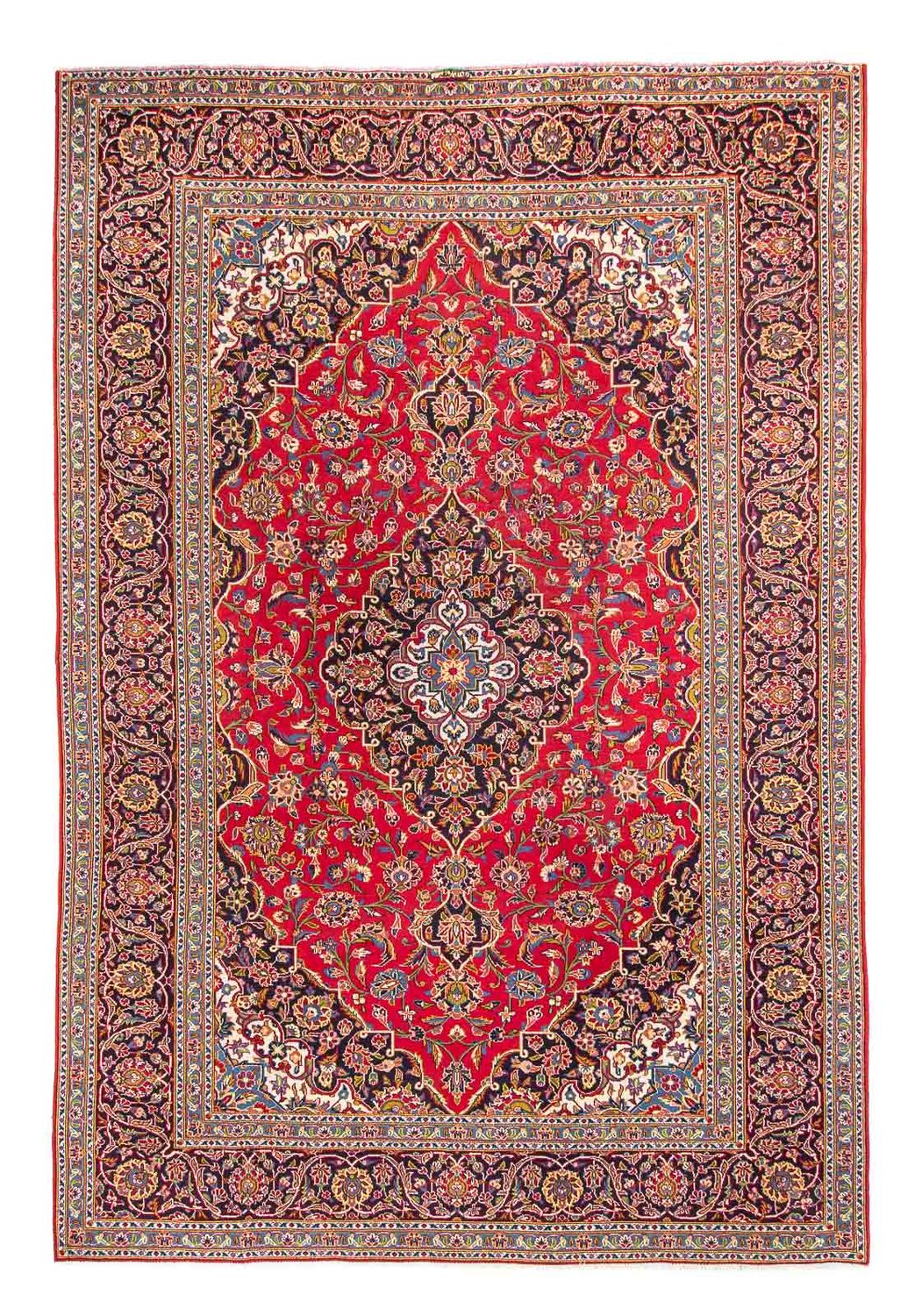 Perser Rug - Keshan - 346 x 243 cm - red