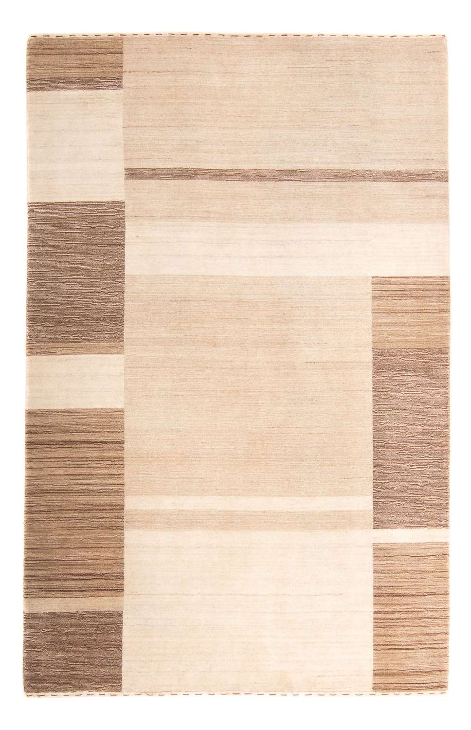 Gabbeh koberec - Loribaft Softy - 245 x 170 cm - béžová