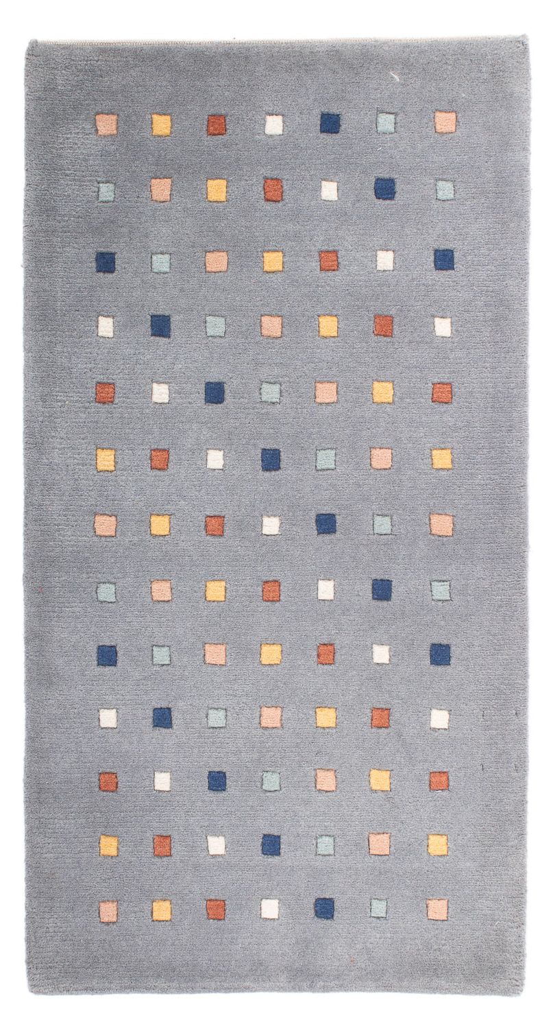 Dywan z Nepalu - 140 x 70 cm - szary