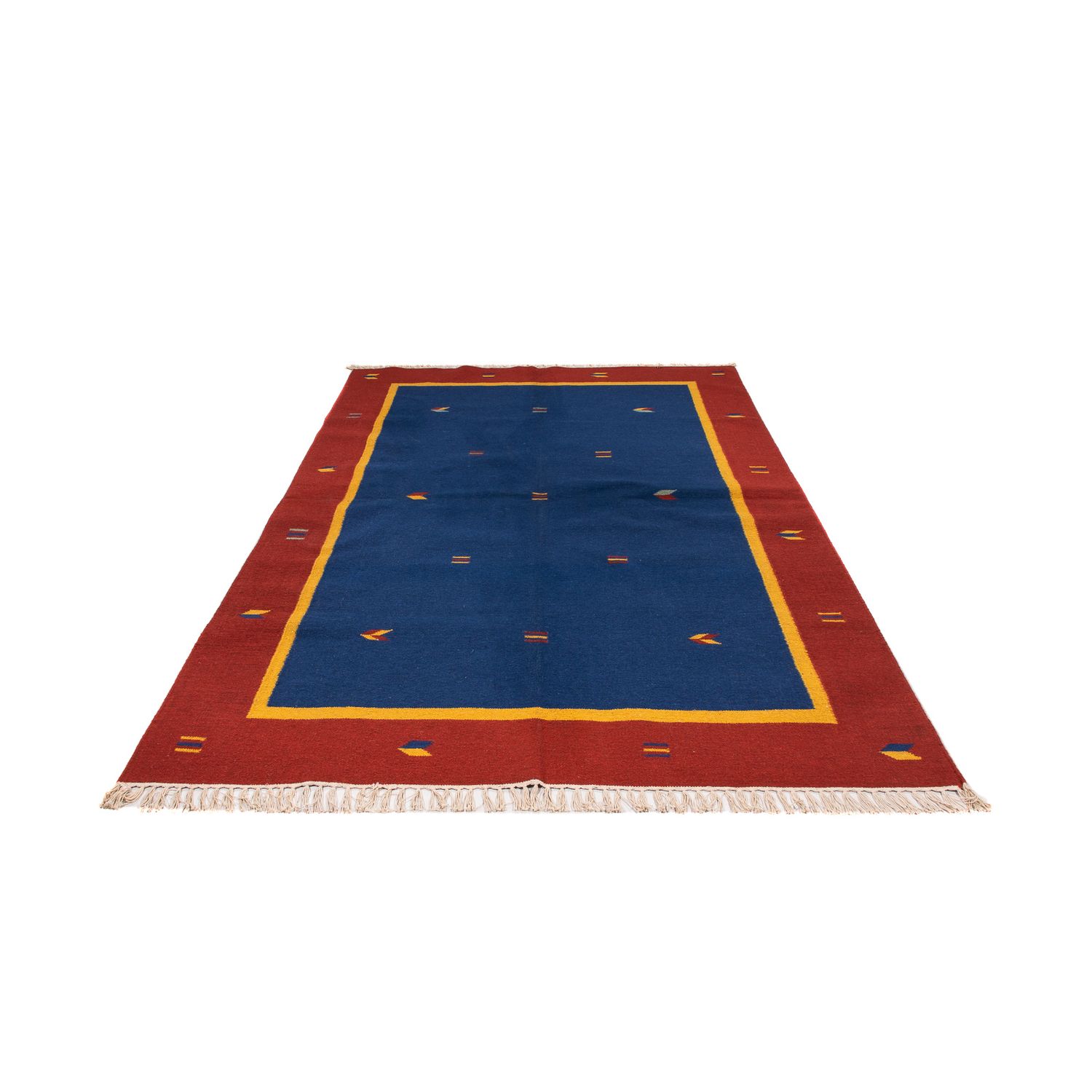 Alfombra Kelim - Tendencia - 240 x 170 cm - azul oscuro