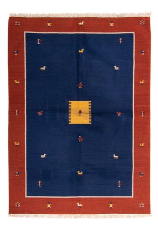 Tapis Kelim - Tendance - 240 x 170 cm - bleu foncé