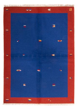 Tappeto Kelim - Tendenza - 240 x 170 cm - blu scuro