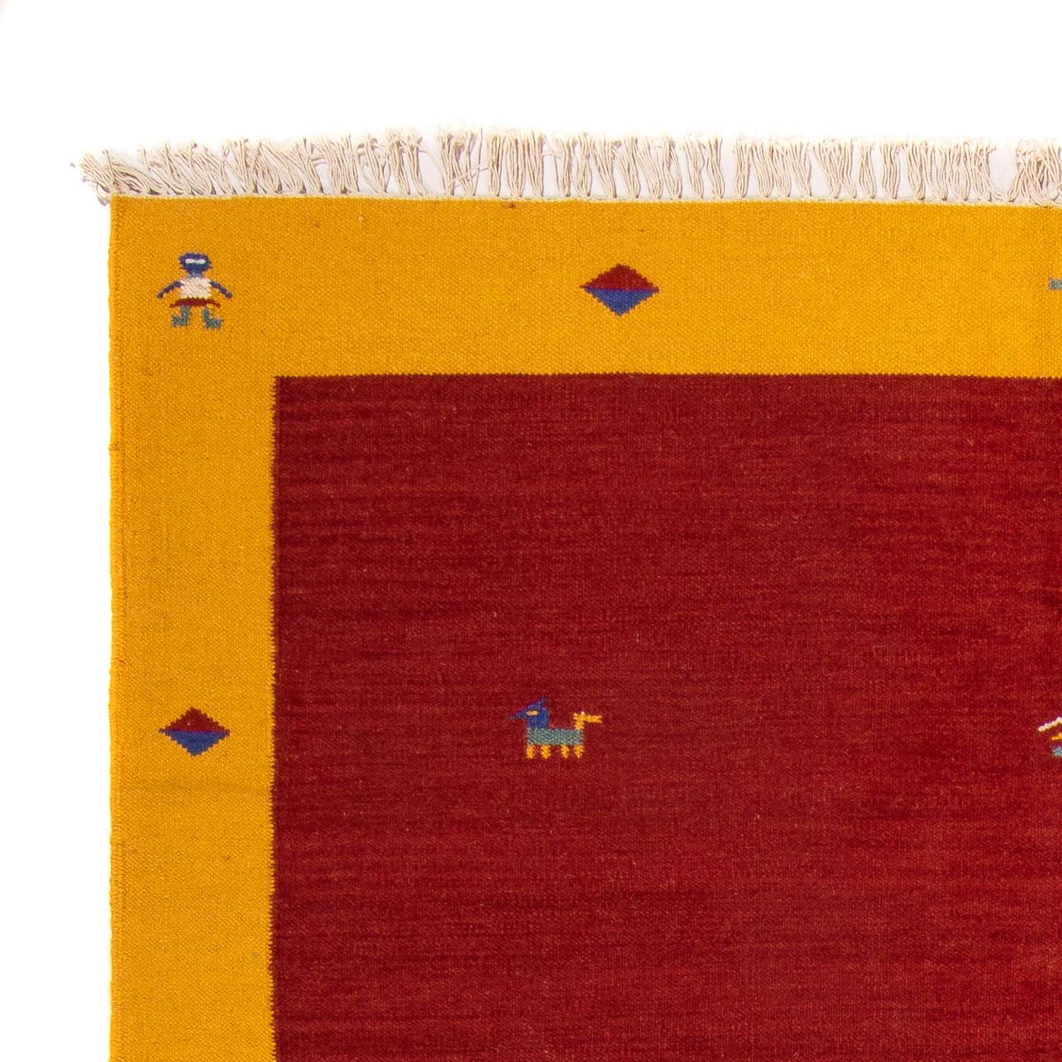 Tappeto Kelim - Tendenza - 240 x 170 cm - rosso scuro