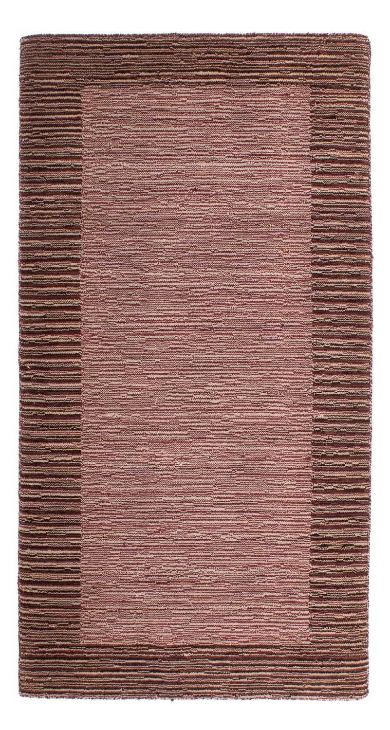 Tapete Gabbeh - Loribaft Softy - 140 x 74 cm - castanho