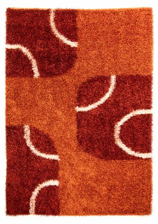 High-Pile Rug - 318 x 221 cm - brown