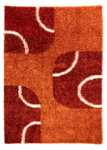 Teppe med høy luv - 316 x 220 cm - brun
