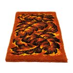 Tapis en laine - 139 x 70 cm - marron