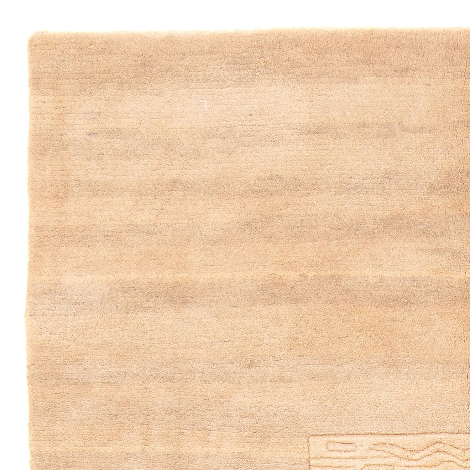 Nepal mattan - 202 x 141 cm - beige