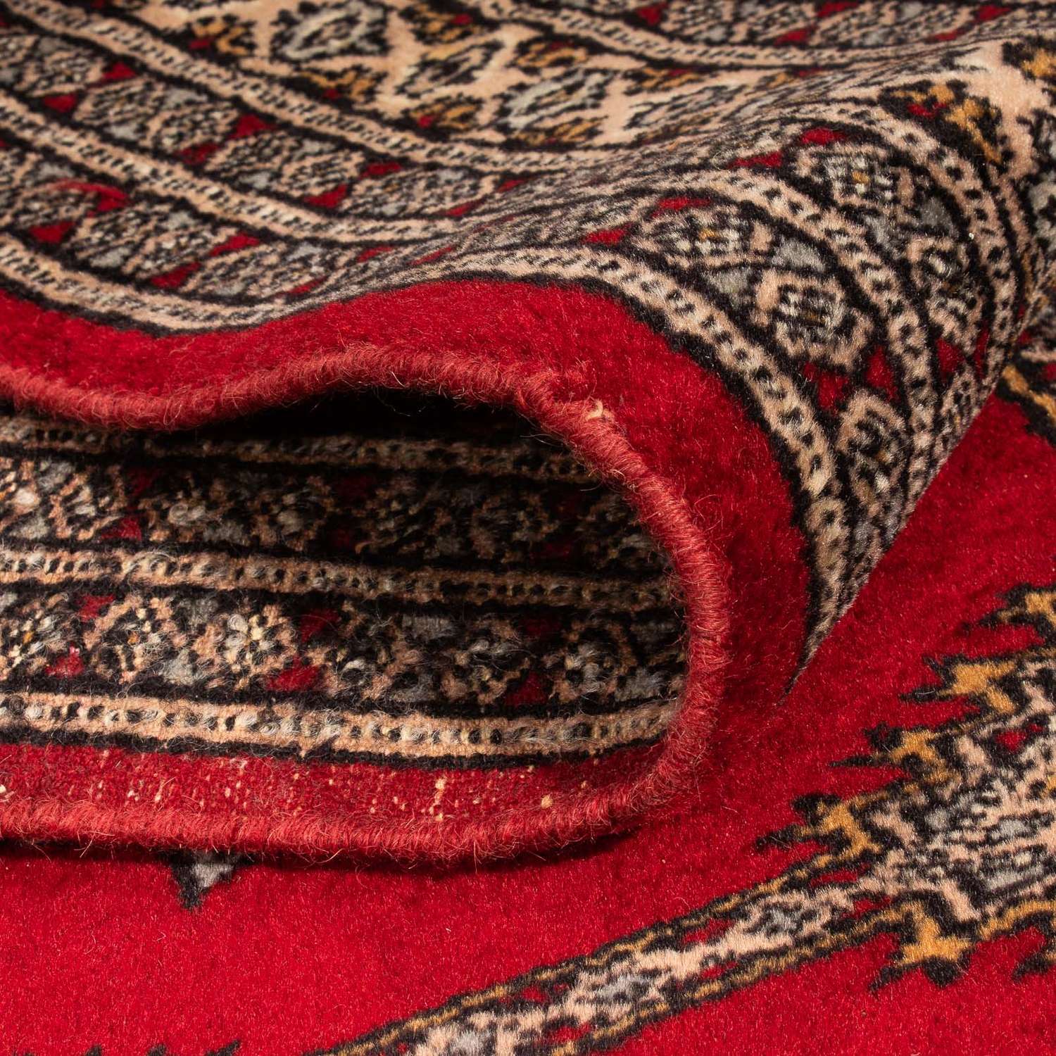 Tappeto corsia Tappeto Pakistani - 247 x 83 cm - rosso scuro