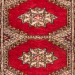 Alfombra de pasillo Alfombra Pakistani - 247 x 83 cm - rojo oscuro