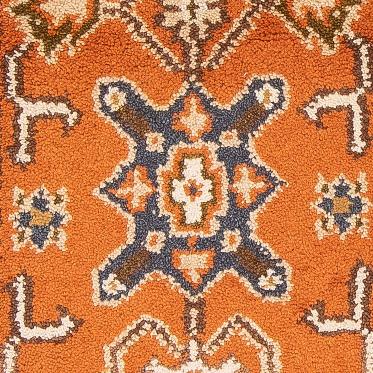 Corredor Tapete Oriental - 195 x 65 cm - laranja