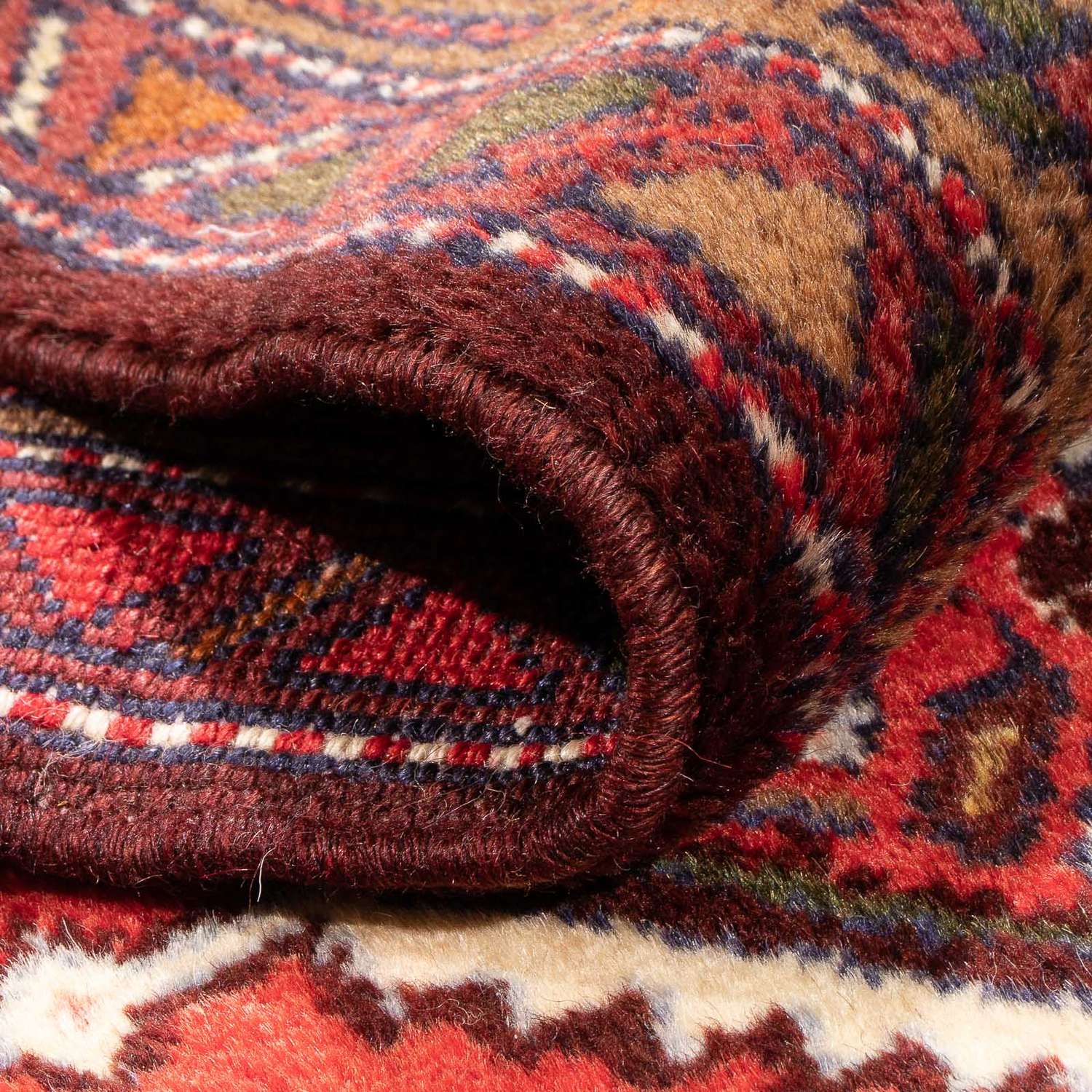 Alfombra de pasillo Alfombra persa - Nómada - 190 x 75 cm - rojo