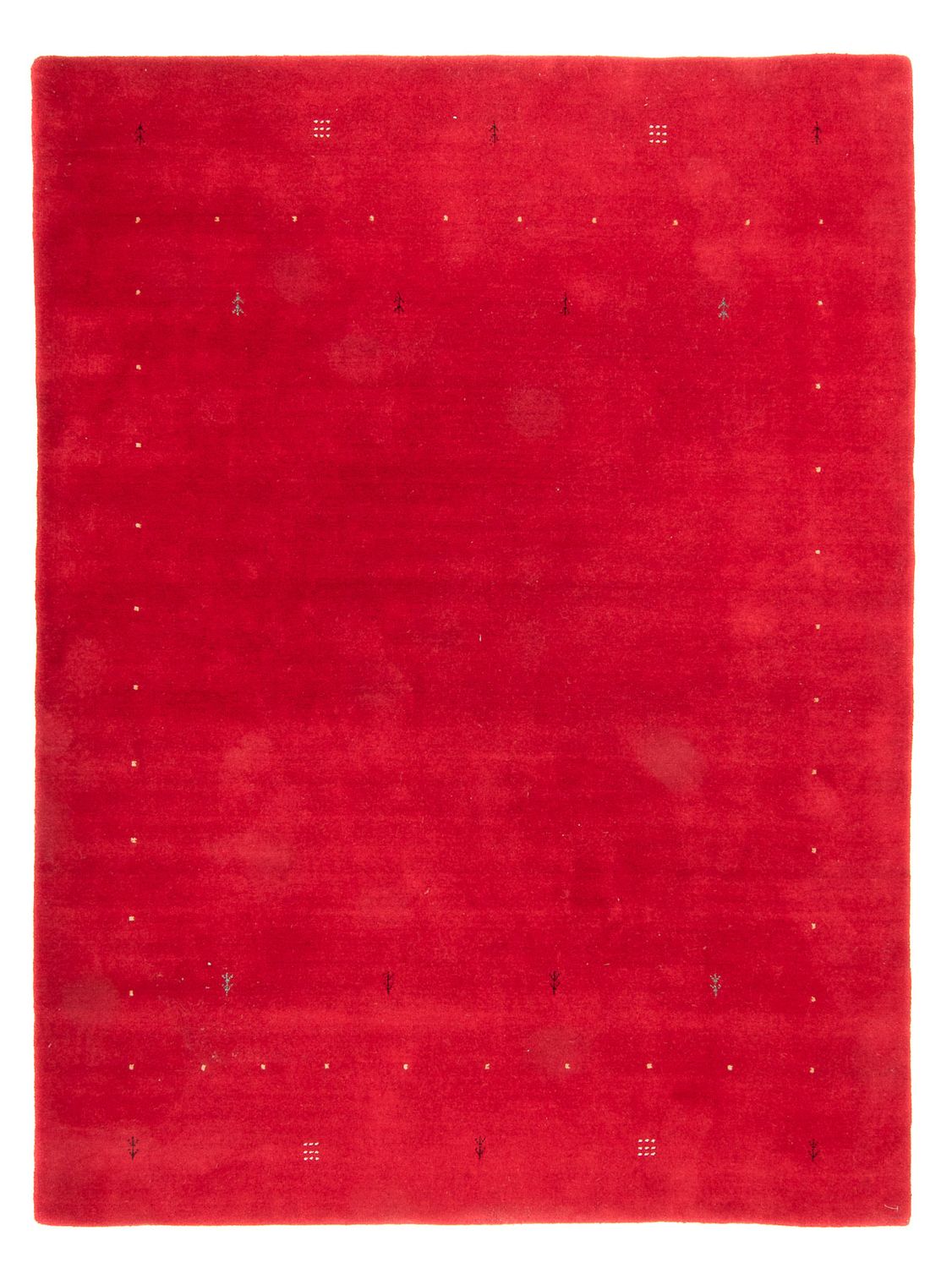 Tapis Gabbeh - Loribaft Softy - 242 x 172 cm - rouge foncé