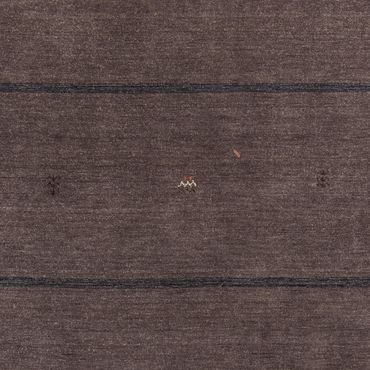 Tappeto Gabbeh - Loribaft Softy - 244 x 173 cm - marrone scuro