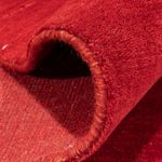 Gabbeh Rug - Loribaft Softy - 241 x 178 cm - dark red