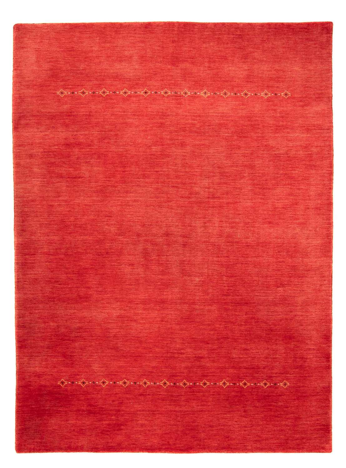Gabbeh teppe - Loribaft Softy - 242 x 171 cm - mørk rød