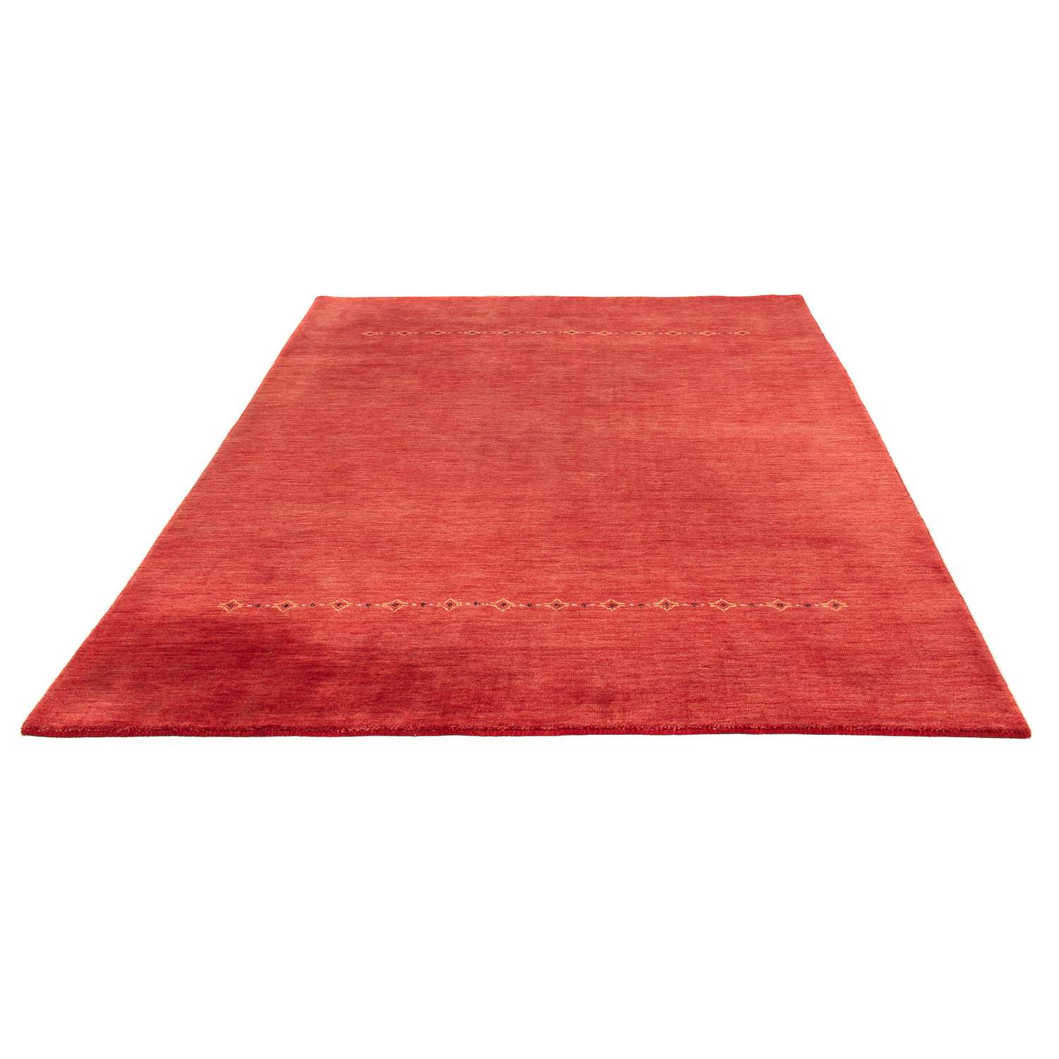 Gabbeh teppe - Loribaft Softy - 242 x 171 cm - mørk rød