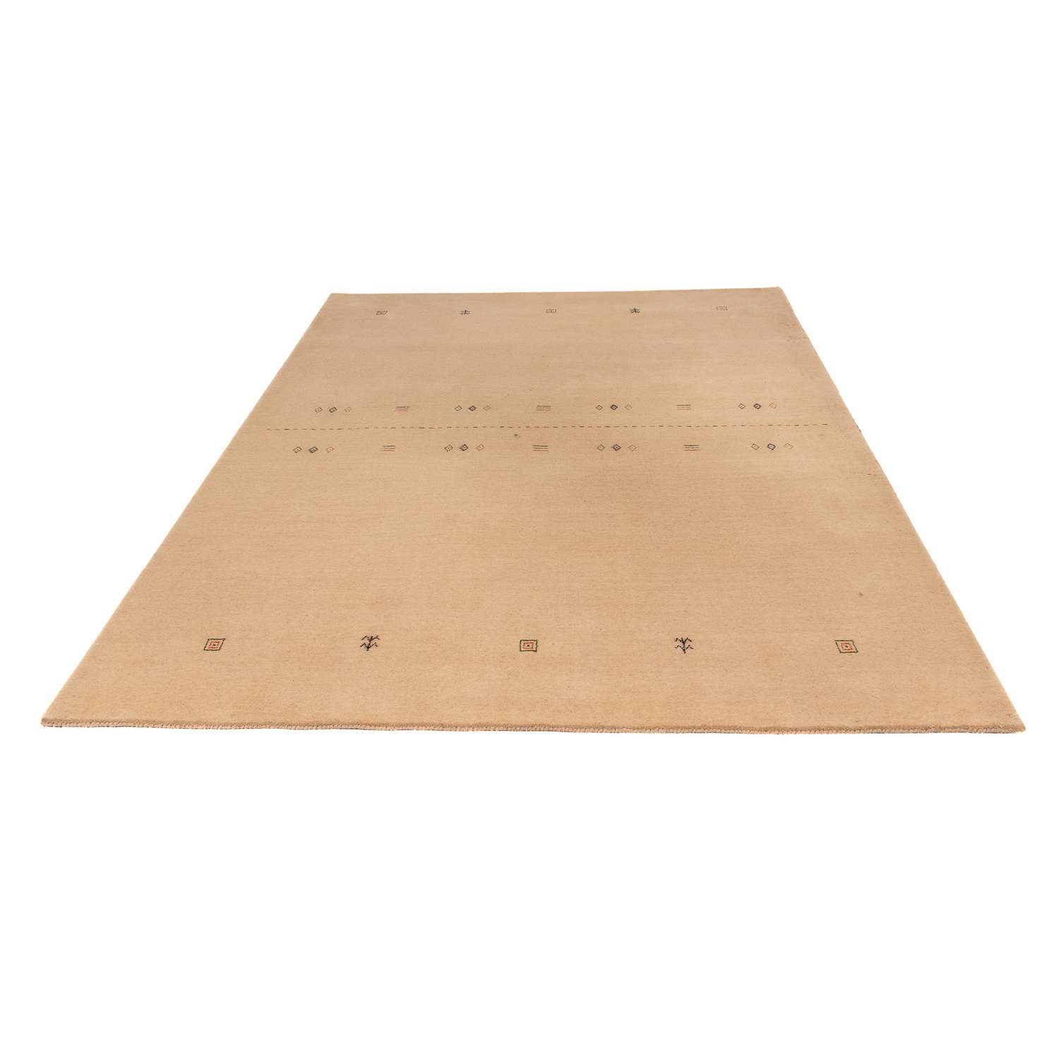 Gabbeh koberec - Loribaft Softy - 240 x 175 cm - béžová