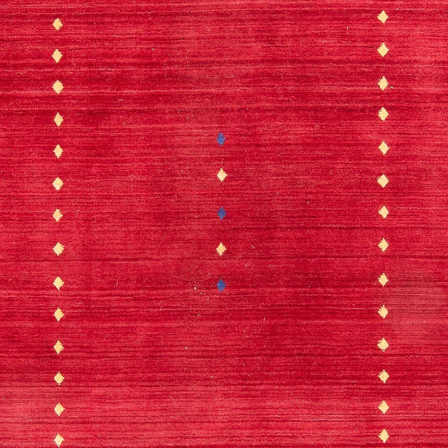 Alfombra Gabbeh - Loribaft Softy - 240 x 170 cm - rojo oscuro