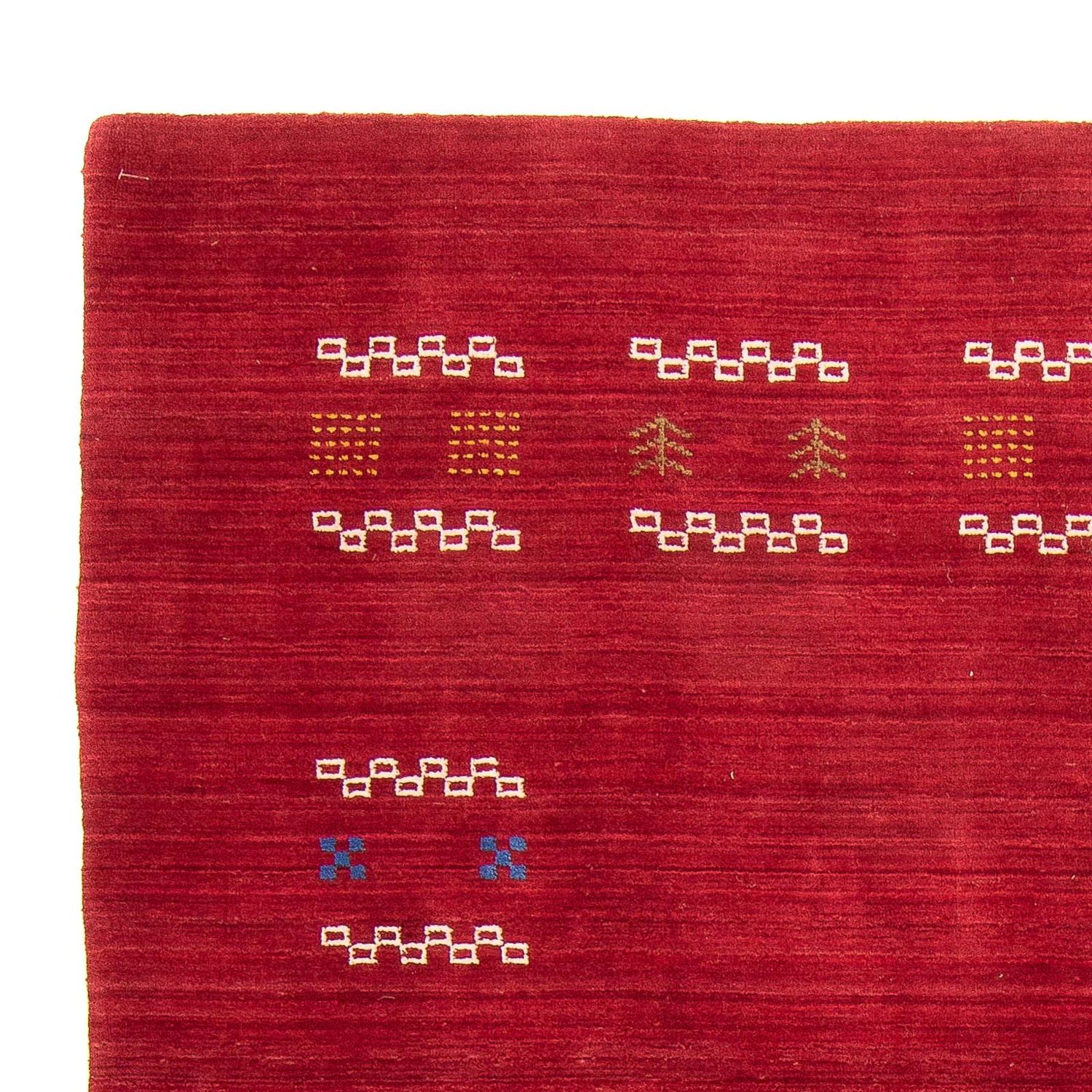 Tappeto Gabbeh - Loribaft Softy - 240 x 170 cm - rosso scuro