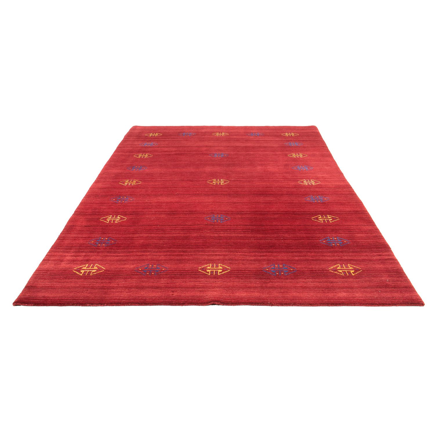 Tapis Gabbeh - Loribaft Softy - 240 x 170 cm - rouge foncé