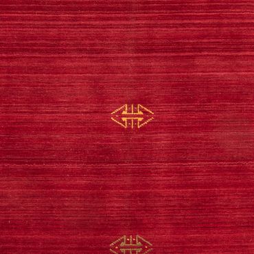 Tapis Gabbeh - Loribaft Softy - 240 x 170 cm - rouge foncé