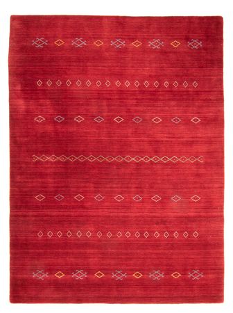 Tappeto Gabbeh - Loribaft Softy - 240 x 170 cm - rosso scuro