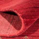 Tapis Gabbeh - Loribaft Softy - 240 x 170 cm - rouge foncé