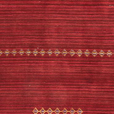 Tappeto Gabbeh - Loribaft Softy - 240 x 170 cm - rosso scuro