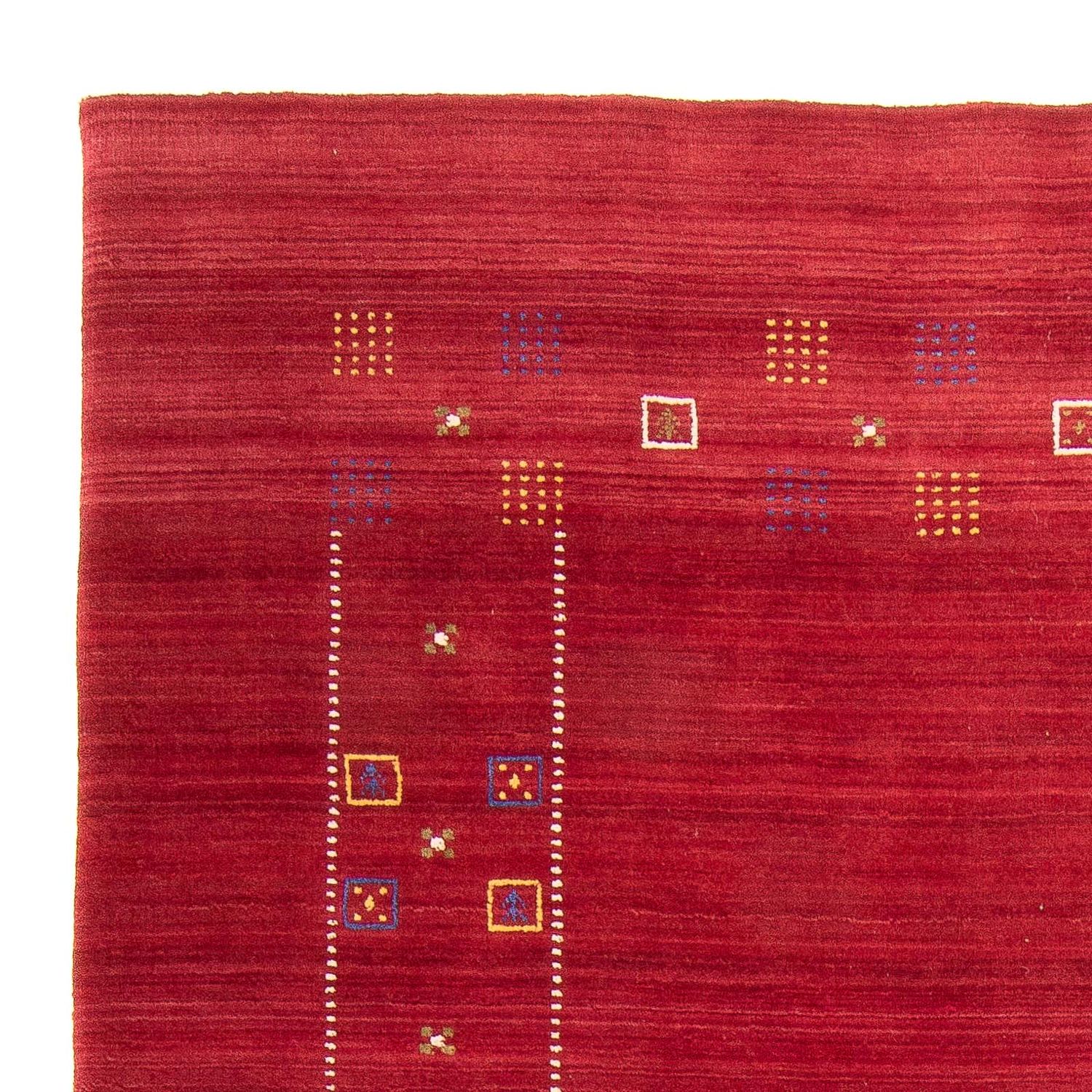 Tappeto Gabbeh - Loribaft Softy - 240 x 170 cm - rosso scuro