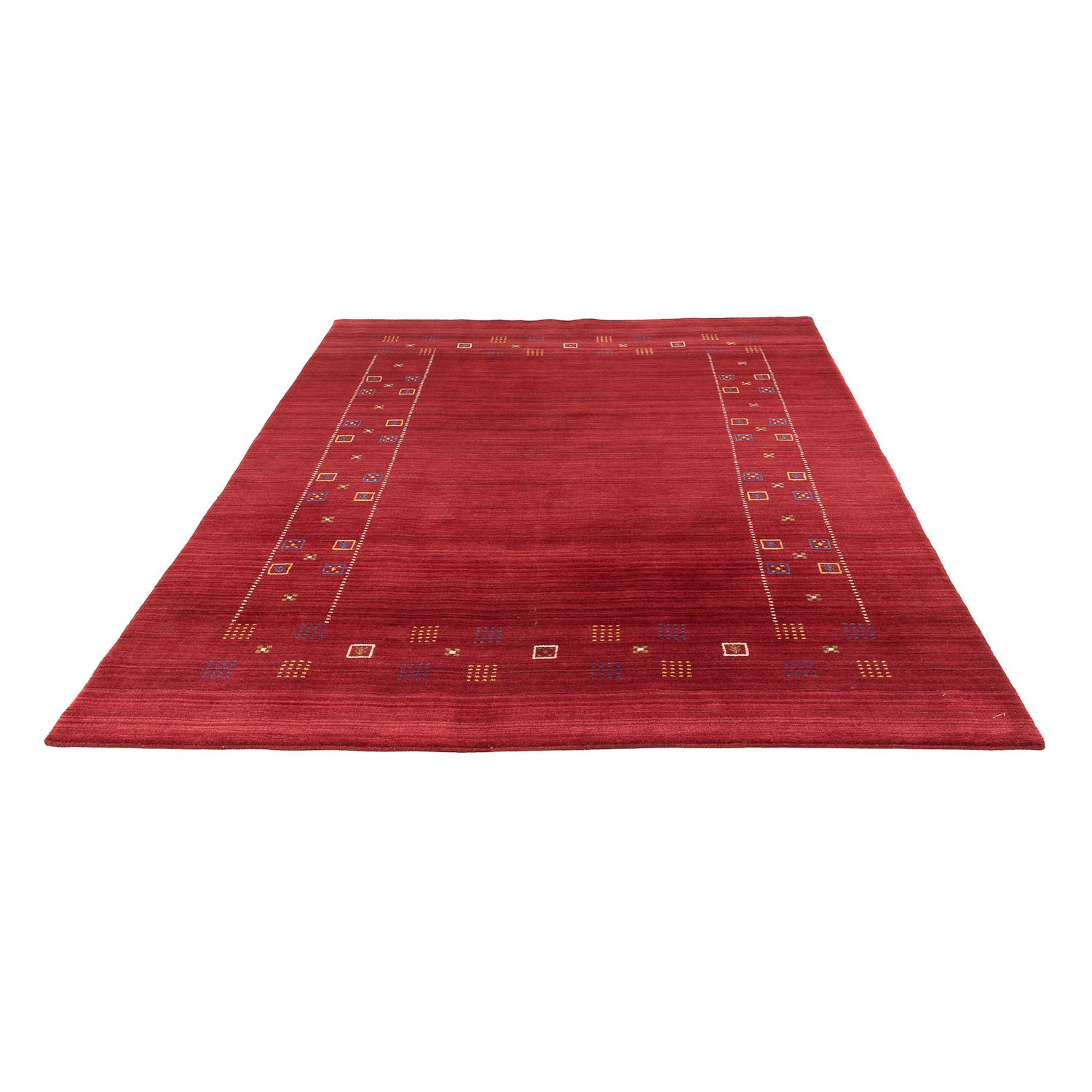 Gabbeh Tapijt - Loribaft Softy - 240 x 170 cm - donkerrood