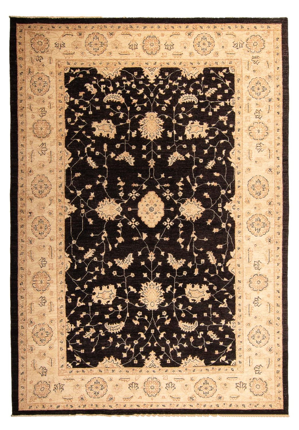 Ziegler Rug - 296 x 209 cm - dark brown