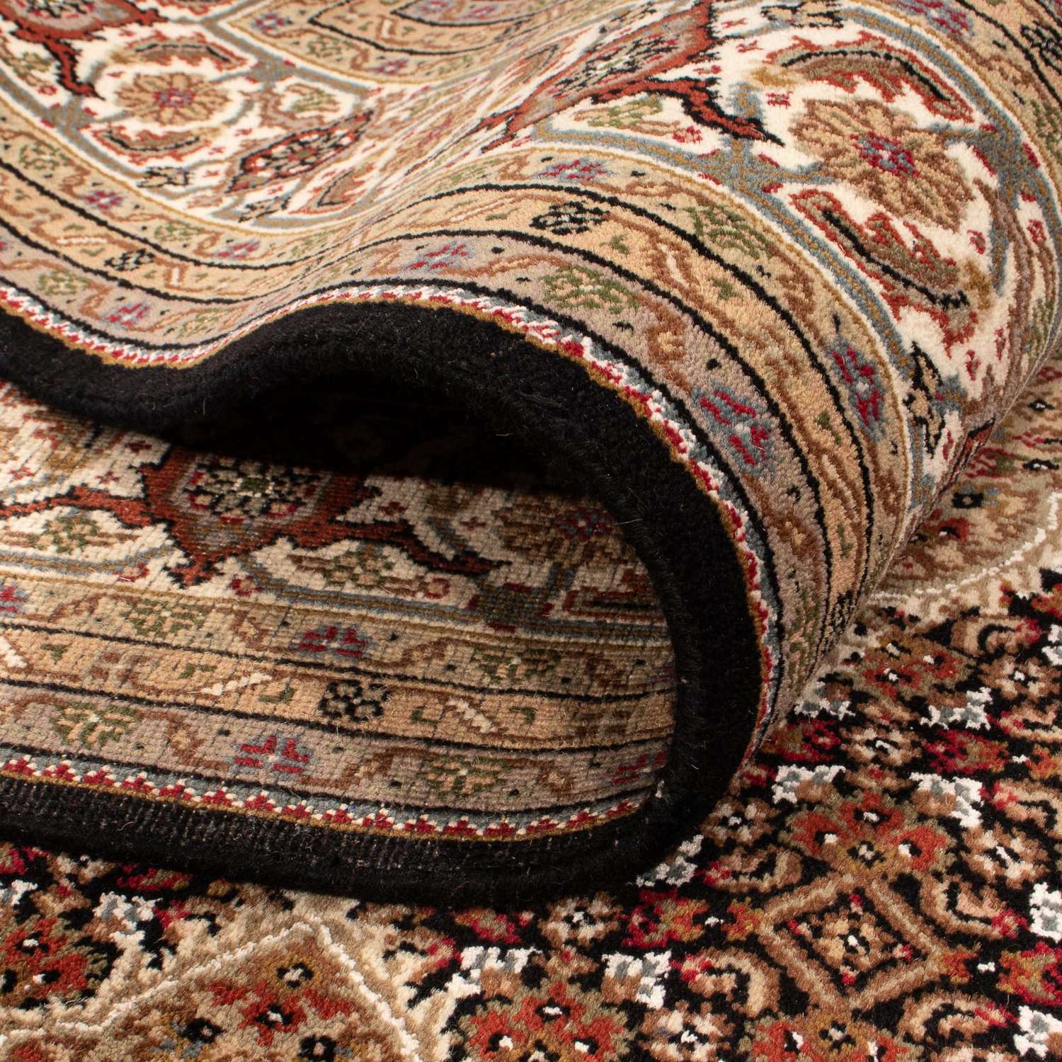 Persisk matta - Tabriz - 300 x 200 cm - mörkblå