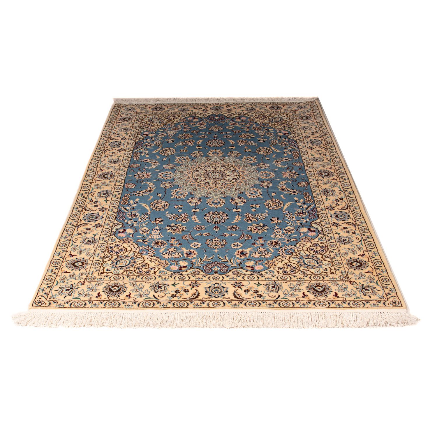 Perser Rug - Nain - Premium - 178 x 120 cm - light blue