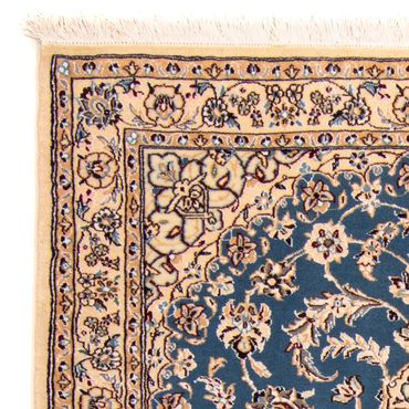 Tapis persan - Nain - Royal - 151 x 106 cm - bleu foncé