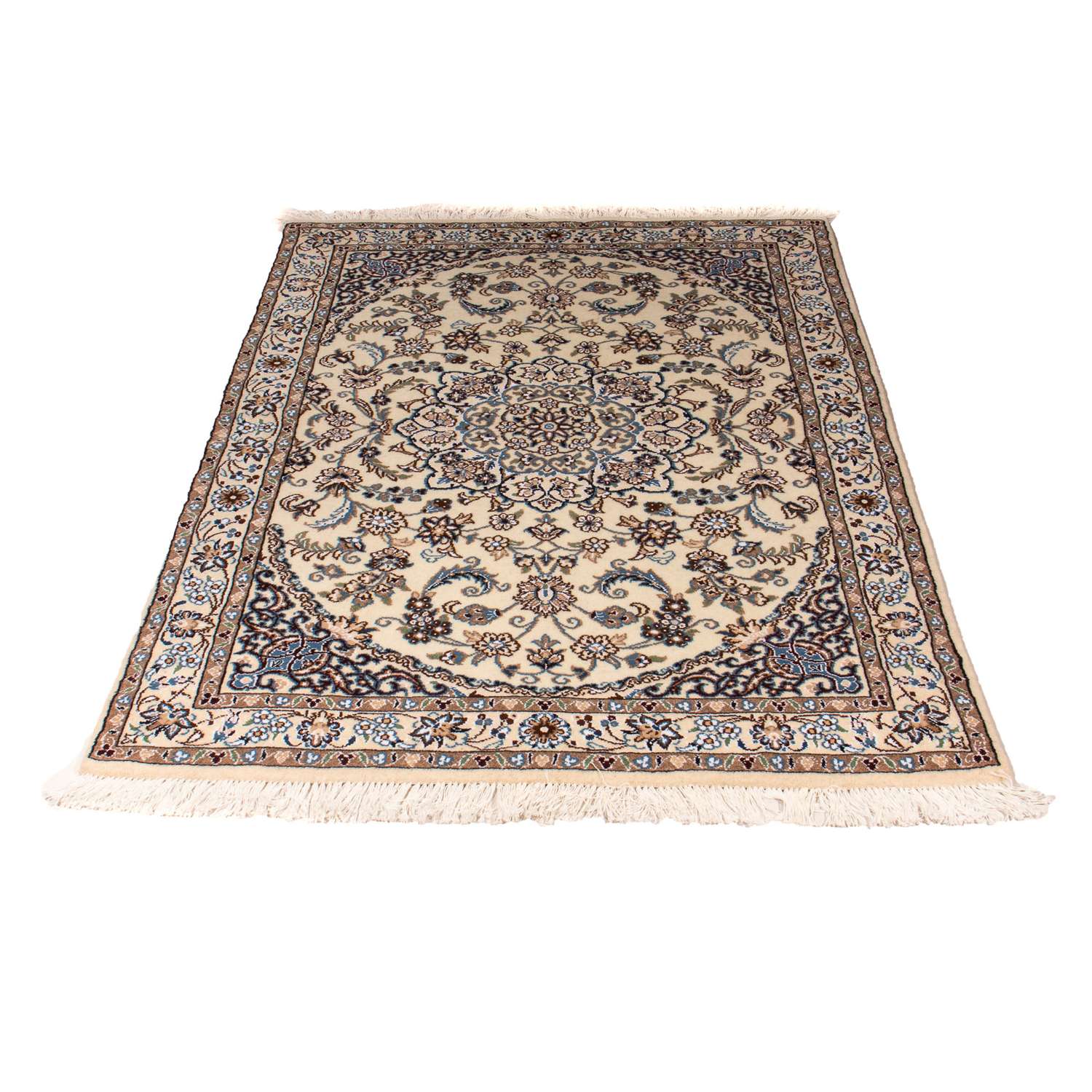 Perský koberec - Nain - Royal - 153 x 99 cm - béžová