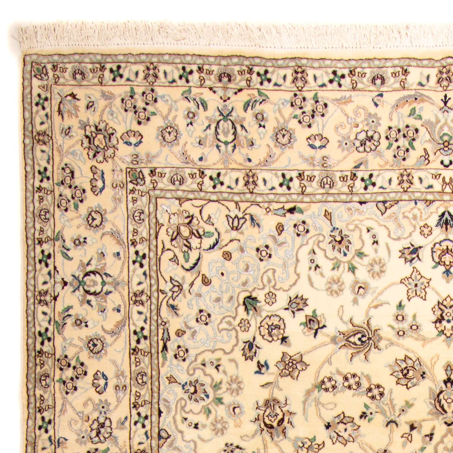 Tapis persan - Nain - Royal - 323 x 212 cm - beige
