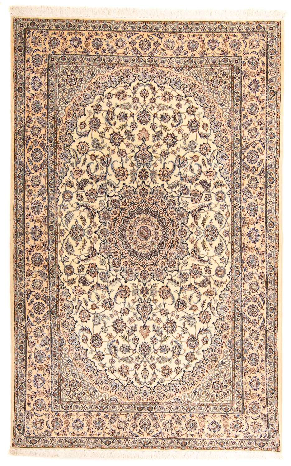 Tapis persan - Nain - Premium - 264 x 155 cm - beige