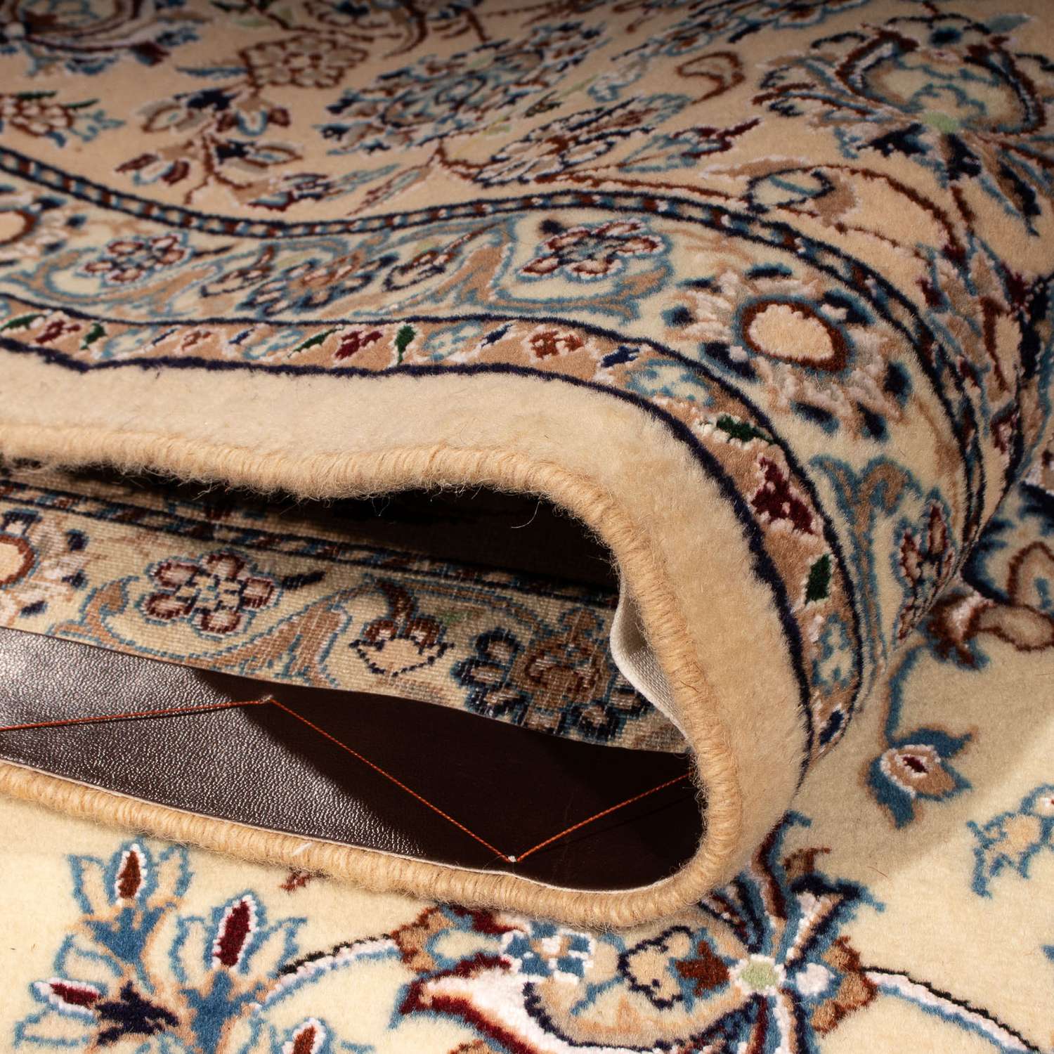 Perský koberec - Nain - Premium - 264 x 155 cm - béžová
