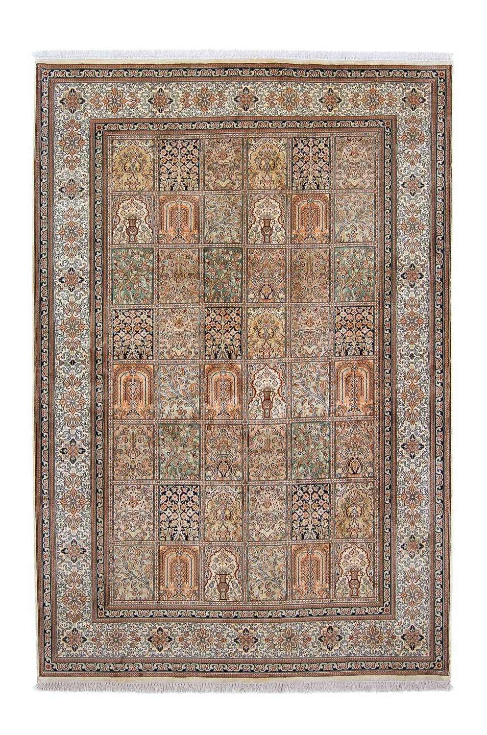 Jedwabny dywan - Kashmir Silk - 260 x 172 cm - wielokolorowy