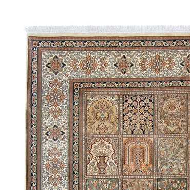 Zijden tapijt - Kashmir Silk - 260 x 172 cm - veelkleurig