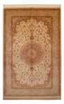 Zijden tapijt - Ghom Silk - Premium - 237 x 154 cm - bruin