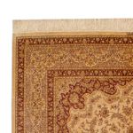 Zijden tapijt - Ghom Silk - Premium - 237 x 154 cm - bruin