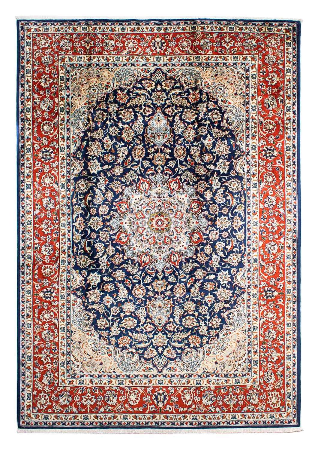 Perský koberec - Klasický - 302 x 214 cm - tmavě modrá