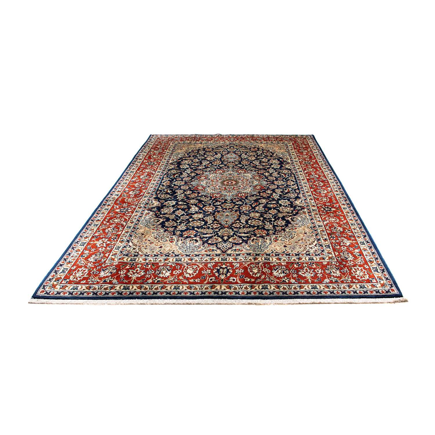 Persisk tæppe - Classic - 302 x 214 cm - mørkeblå