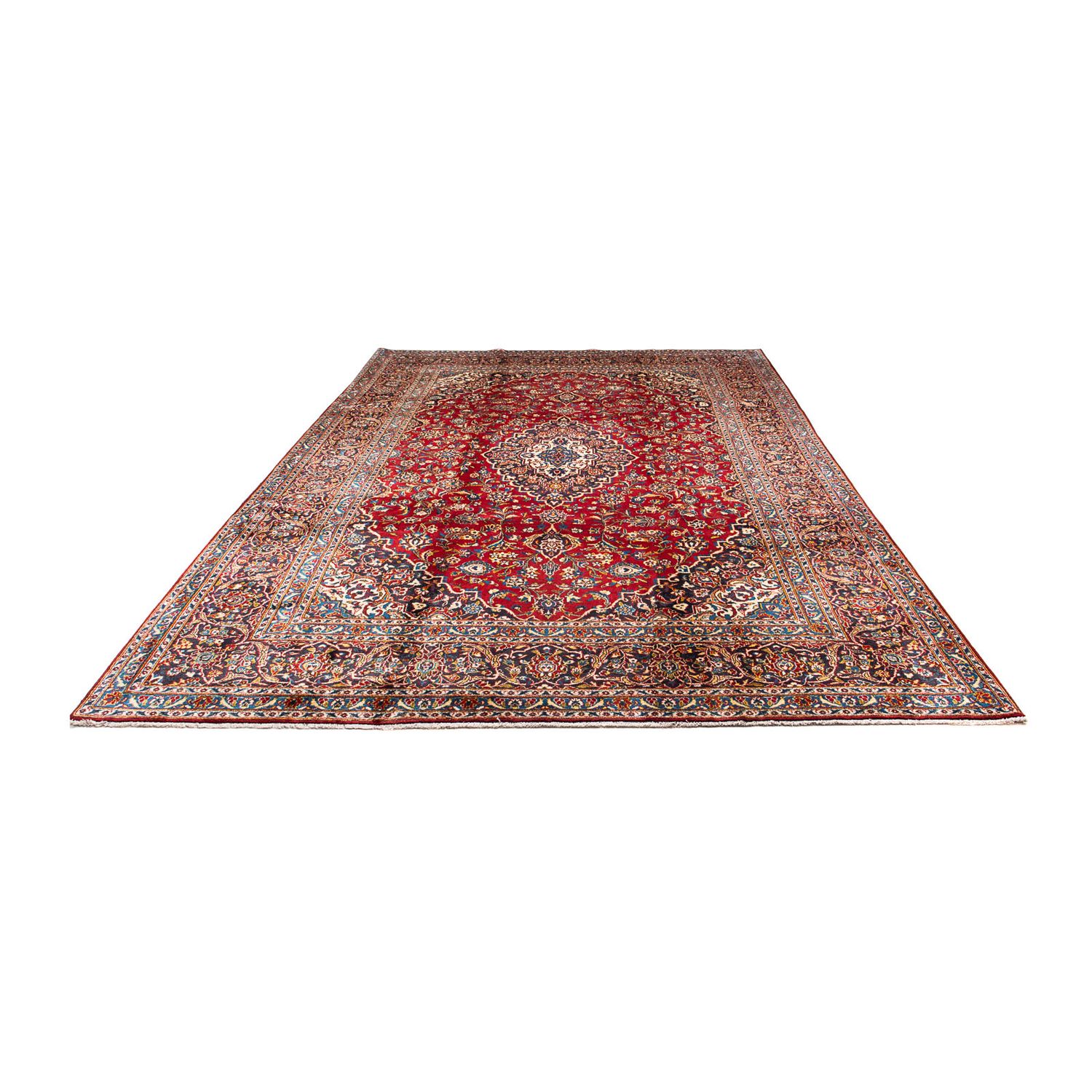 Perzisch tapijt - Keshan - 354 x 240 cm - rood